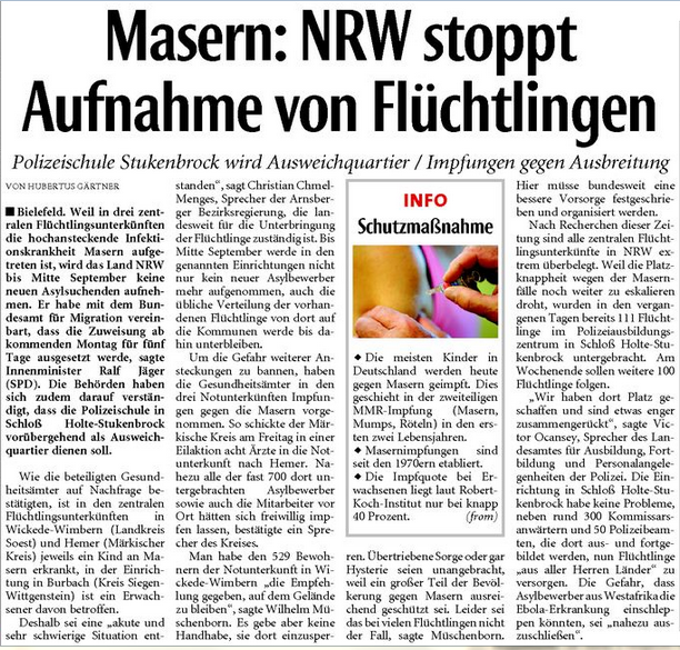 LZ Artikel zum Thema MAsern