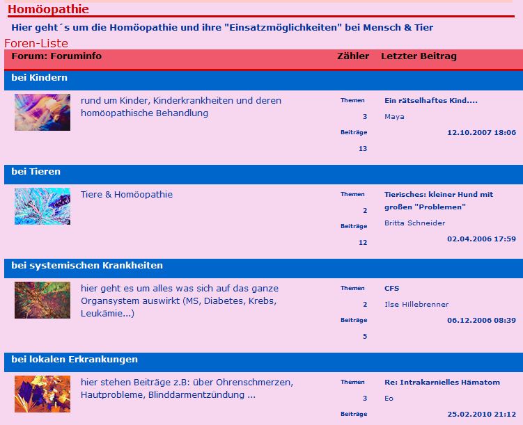 Es ist soweit:<b>mein Neues FORUM</b> ist online. Ich freue mich auf viele neue Themen, Beiträge und den Austausch mit altbekannten und neuen Mitgliedern!